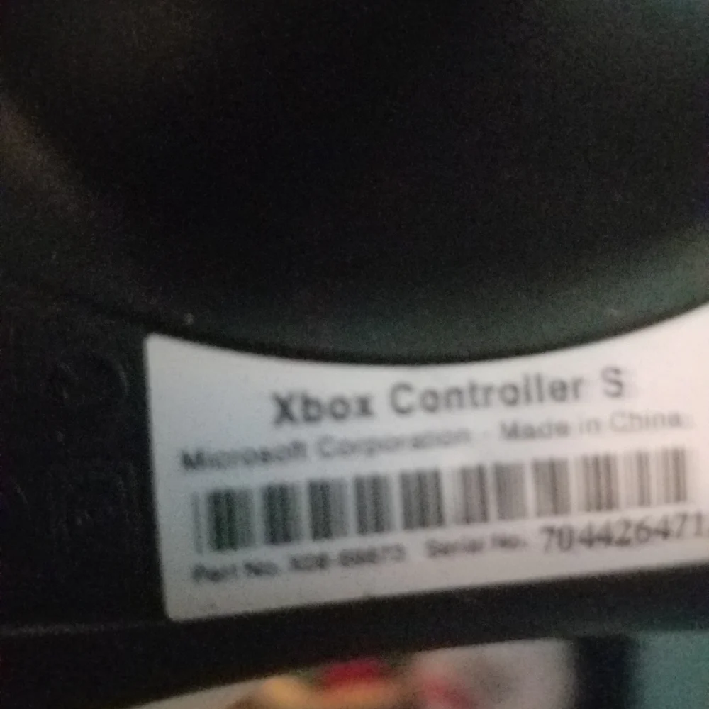 2 Controllers Wireless Xbox 360 & a wired Original X Box with Colored Buttons.
